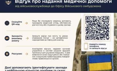 Відгук про надання медичної допомоги від військовослужбовця